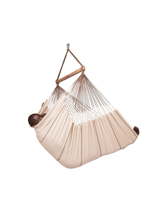 Showood Single Hammock Beige 210x140cm
