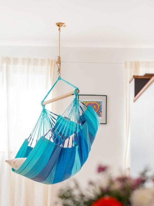 Showood Single Hammock Light Blue 180x110cm
