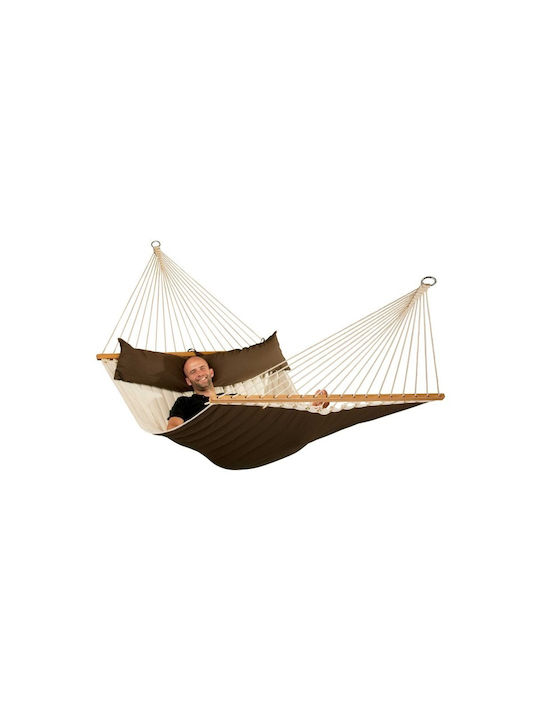 Showood King Size Hammock Brown 400x140cm