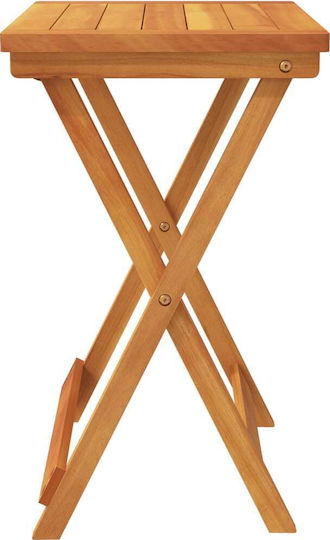 Помощна маса за Малки Външни Пространства Сгъваема MASSIF WOOD 50x36x60бр