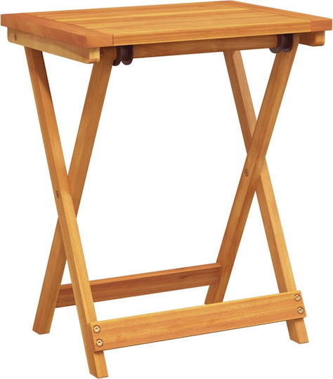 Помощна маса за Малки Външни Пространства Сгъваема MASSIF WOOD 50x36x60бр