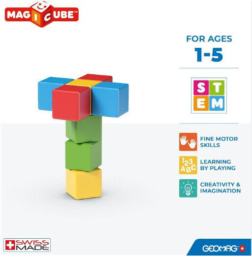 Geomag Magnetic Construction Toy Magicube for Children 1+ Years