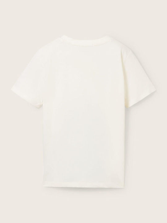 Παιδική Μπλούζα Κοντομάνικη WOOL WHITE