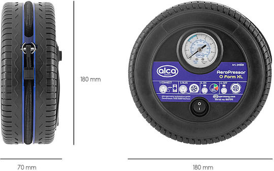 Alca Tire Pumpe mit Kabel 12V