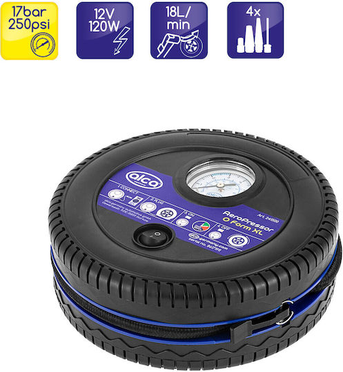 Alca Tire Pumpe mit Kabel 12V