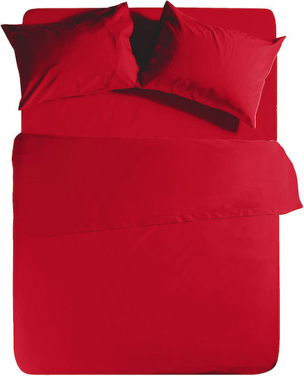 Nef-Nef Homeware Basic Сет Калъфки за Възглавници с корица за плик 1173 Червено 52x72см. 011712
