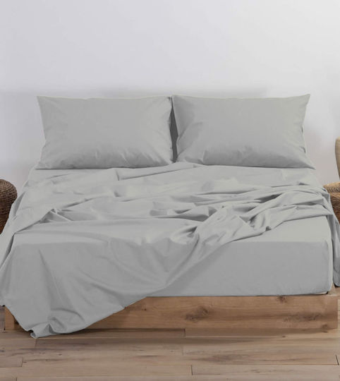 Nef-Nef Homeware Basic Σετ with Envelope Cover Silver Grey 52x72cm 011712