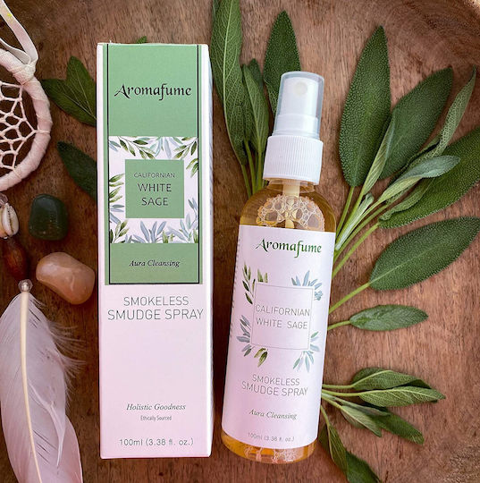 Spray aromatic pentru curățare spațiu cu energie de salvie albă 100ml