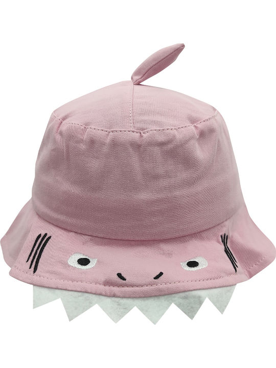 Brims and Trims Kinderhut Eimer Stoff Rosa