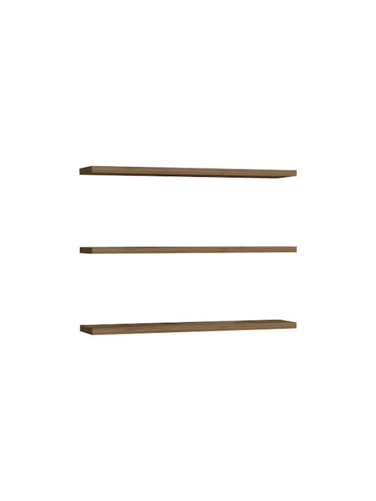 Shelf Wall Edna Walnut 60x14.5x1.8cm
