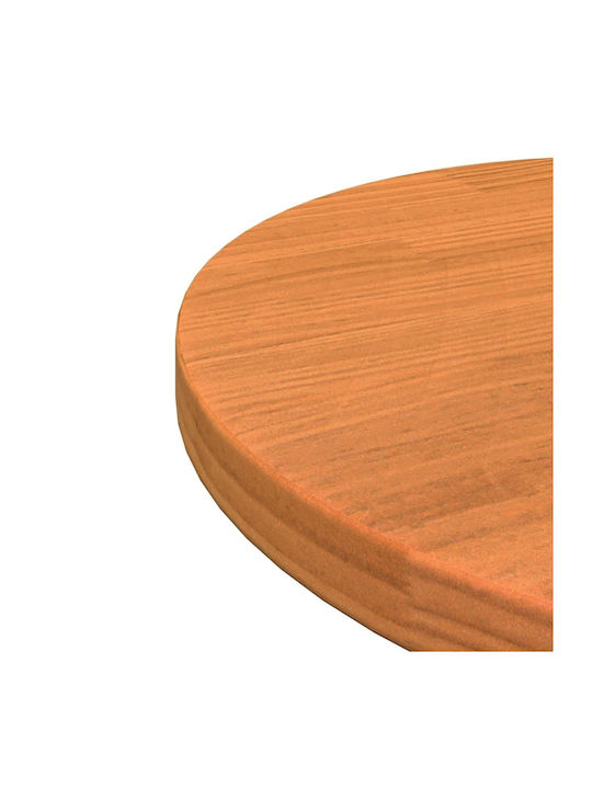 vidaXL Rund Tischoberfläche aus Massivholz Brown 40x40x2.5cm 847125 1Stück