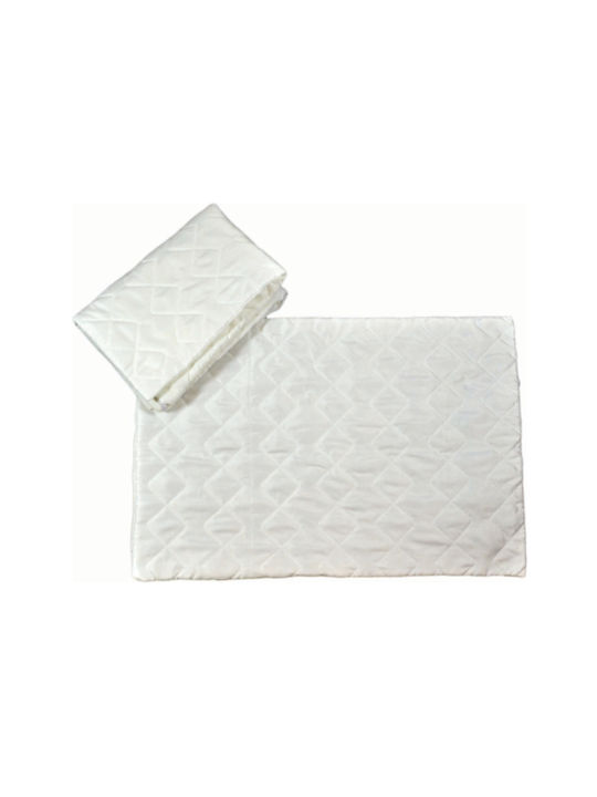 Sidirela Pillowcase Set Quilted White 50x70cm.