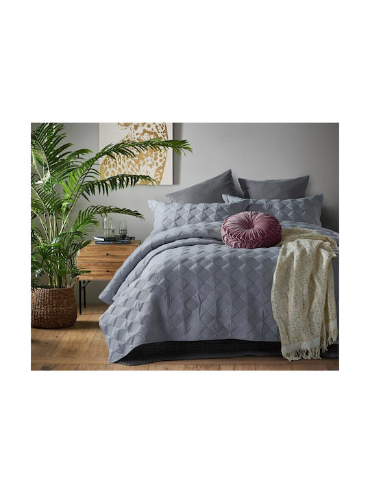 Liolios Home Cairo Σετ Μαξιλαροθήκες Silver 50x70εκ.