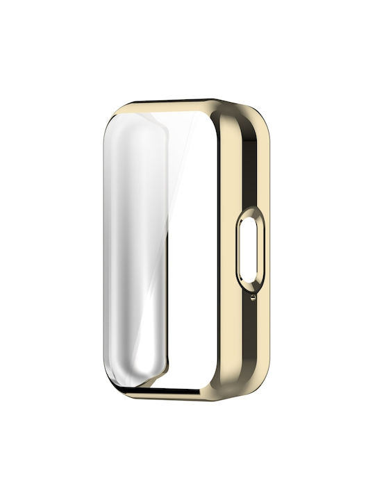 Acoperire Carcasă de Silicon în culoarea Auriu pentru Samsung Galaxy Fit 3
