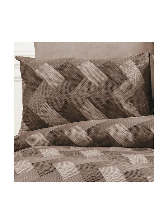 Dimcol Alcmene Pillowcase with Envelope Cover 451 Beige 50x70cm.