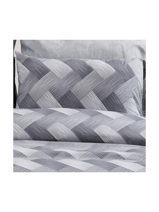 Dimcol Alcmene Pillowcase with Envelope Cover 452 Grey 50x70cm.