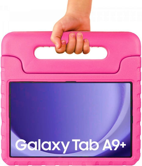 HappyCase Back Cover Ανθεκτική για Παιδιά Ροζ (Samsung Galaxy Tab A9 Plus 11" X210 / X215 / X216)