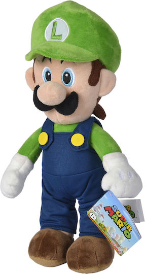 Simba Plush Super Mario Luigi for 3+ Years 30 cm