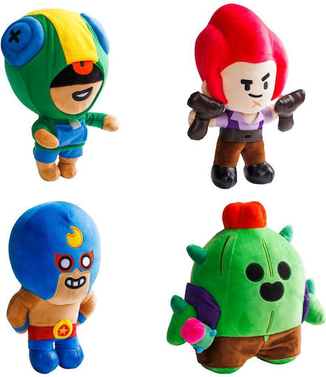 PMI Plush Brawl Stars Red Hair Red Hair for 4+ Years 30 cm