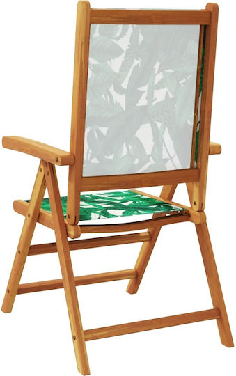 Scaun de exterior Lemn Masif 2buc 57x70x109cm