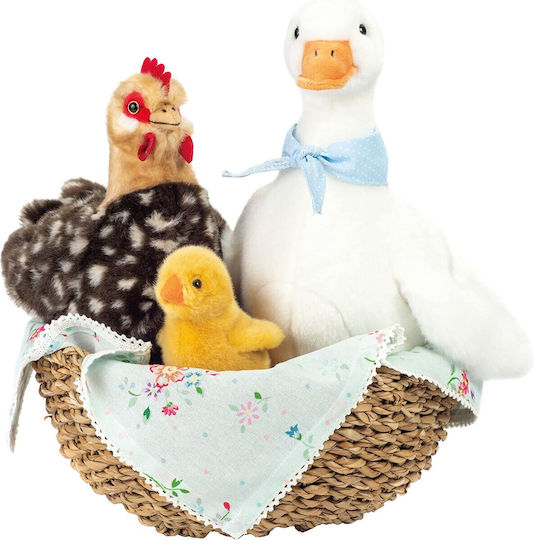 Hermann Teddy Plüsch Ente 28 cm