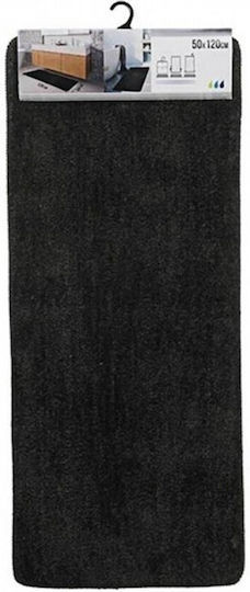 Πατάκι Μπάνιου Microfiber AT000100497 Μαύρο 50x120εκ.