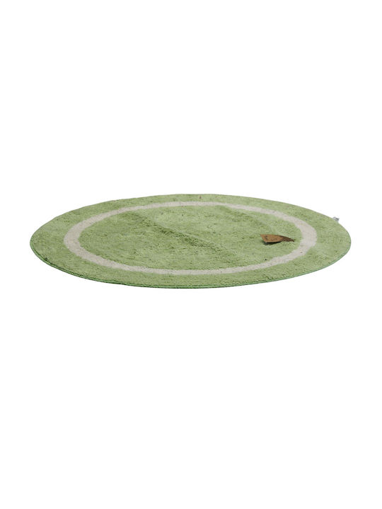Viosarp Bath Mat Cotton Round Width 100cm (Various Colors)