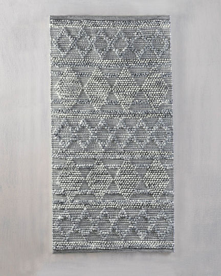 Rythmos Badematte Synthetisch,Polyester/Cotton/Leather Rechteckig Kenya 120-141 Gray 60x120cm