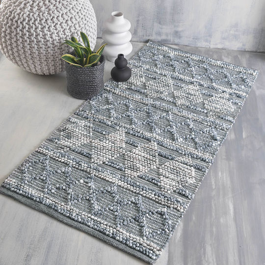 Rythmos Badematte Synthetisch,Polyester/Cotton/Leather Rechteckig Kenya 120-141 Gray 60x120cm