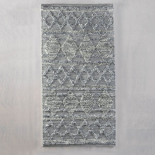 Rythmos Badematte Synthetisch,Polyester/Cotton/Leather Rechteckig Kenya 120-141 Gray 60x120cm