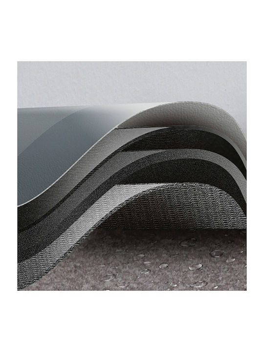 InnovaGoods Rutschfest Badematte Synthetisch,Polyester/Cotton/Leather Rechteckig Thrymat V0103817 Gray 40x60cm