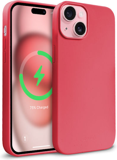 Crong Color Back Cover Σιλικόνης Ροζ (iPhone 15)