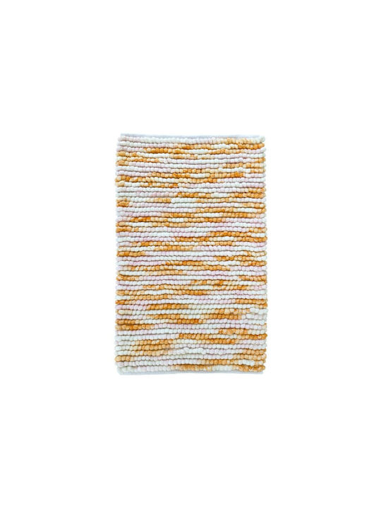 Dimitracas Badematte Baumwolle Rechteckig Mistras 05541.001 Orange 60x90cm