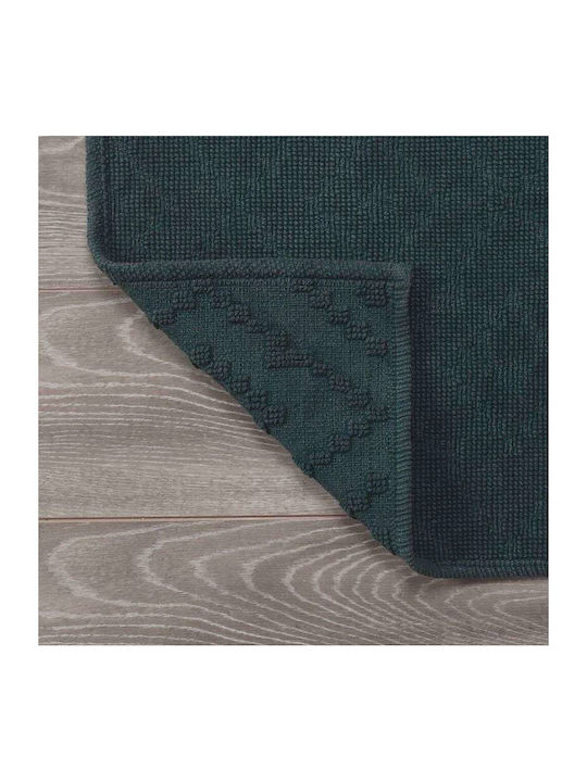 Sealskin Bath Mat Cotton Aztec 800096 Green 60x90cm