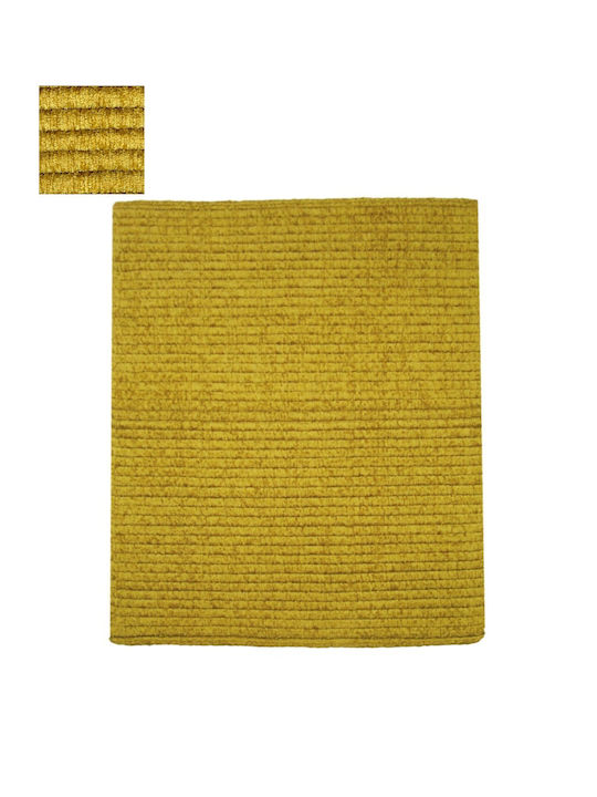 Covoraș de Baie Bumbac Chenille Galben 50x60buc