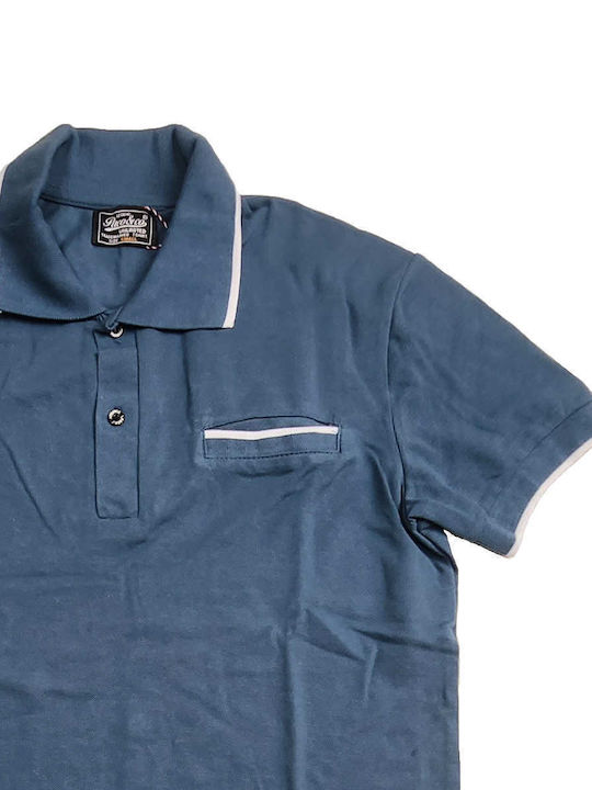 Paco & Co Men's Blouse Polo Blue