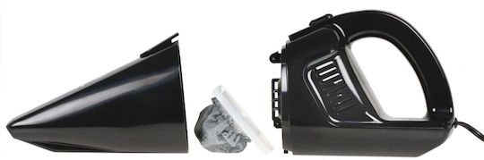 Alca Handstaubsauger für Autos Trockenes Saugen mit Leistung 60W & Zigarettenanzünderkabel 12V