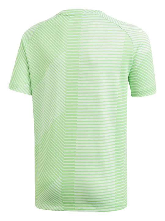 Adidas Kids T-shirt Green Training Branded Tee