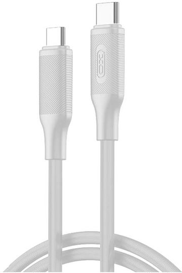 XO Nb-q265b USB 2.0 Cable USB-C male - USB-C 60W White 1m