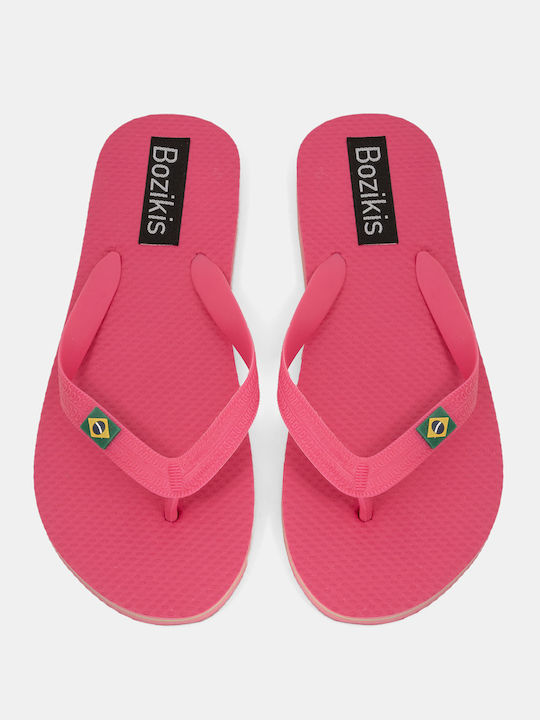 Women's Flip Flops 0022 Fuchsia