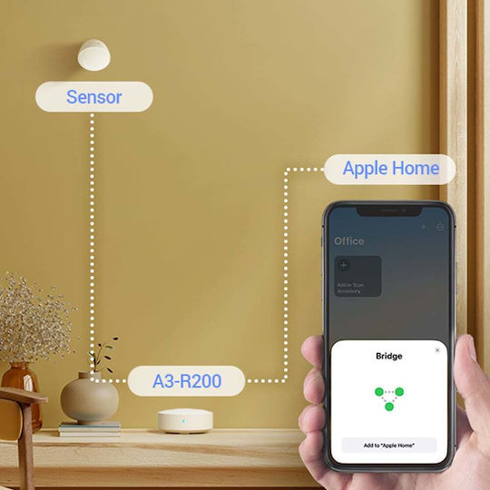 Ezviz A3 Home Gateway Умен Шлюз Wi-Fi / Bluetooth / Zigbee Съвместим с Matter