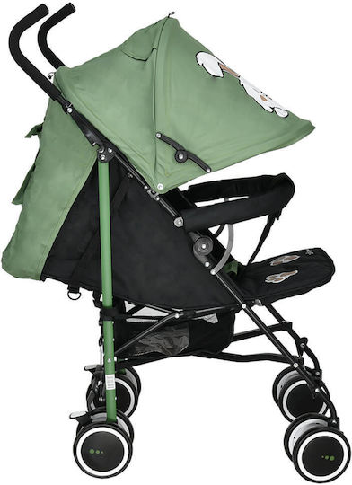 Bebe Stars Buggy Bunny Umbrella Stroller Suitable from 6+ Months Olive 6.25kg
