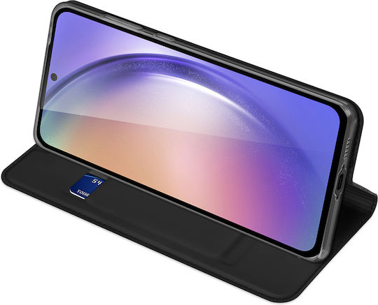 Dux Ducis Skin Pro Back Cover Σιλικόνης / Δερματίνης / Δερμάτινο Μαγνητικό Μαύρο (Samsung Galaxy A55 5G)