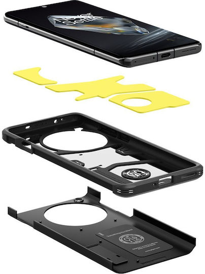 Spigen Tough Armor Задна корица Пластмаса 2мм Черен (OnePlus 12)