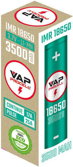 elfbar elfa master akku Vap Procell IMR 18650 Battery 3500mAh 25A main image 1