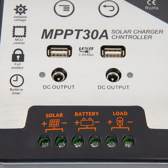 Andowl Ρυθμιστής Φόρτισης MPPT 30A
