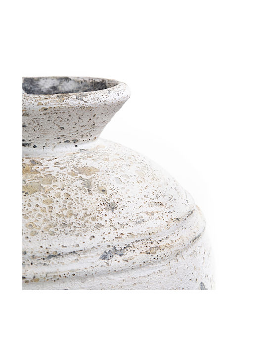 Soulworks Decorative Vase White 35x35x40cm