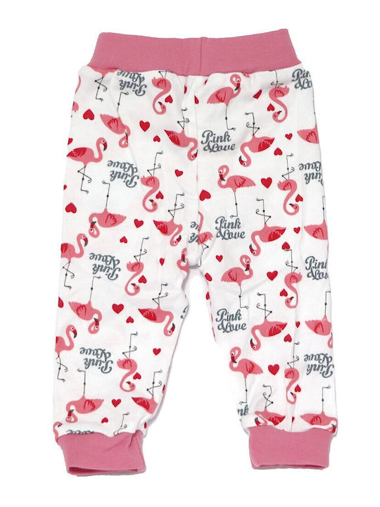 Kids' Fabric Pants Pink