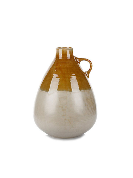 Kaemingk Vază Decorativă Ceramică Beige/Bronze 27x27x33.5cm 1buc