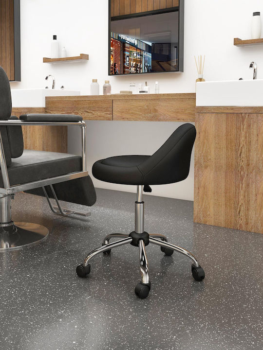 Office Desk Stool Black 35x35x83cm
